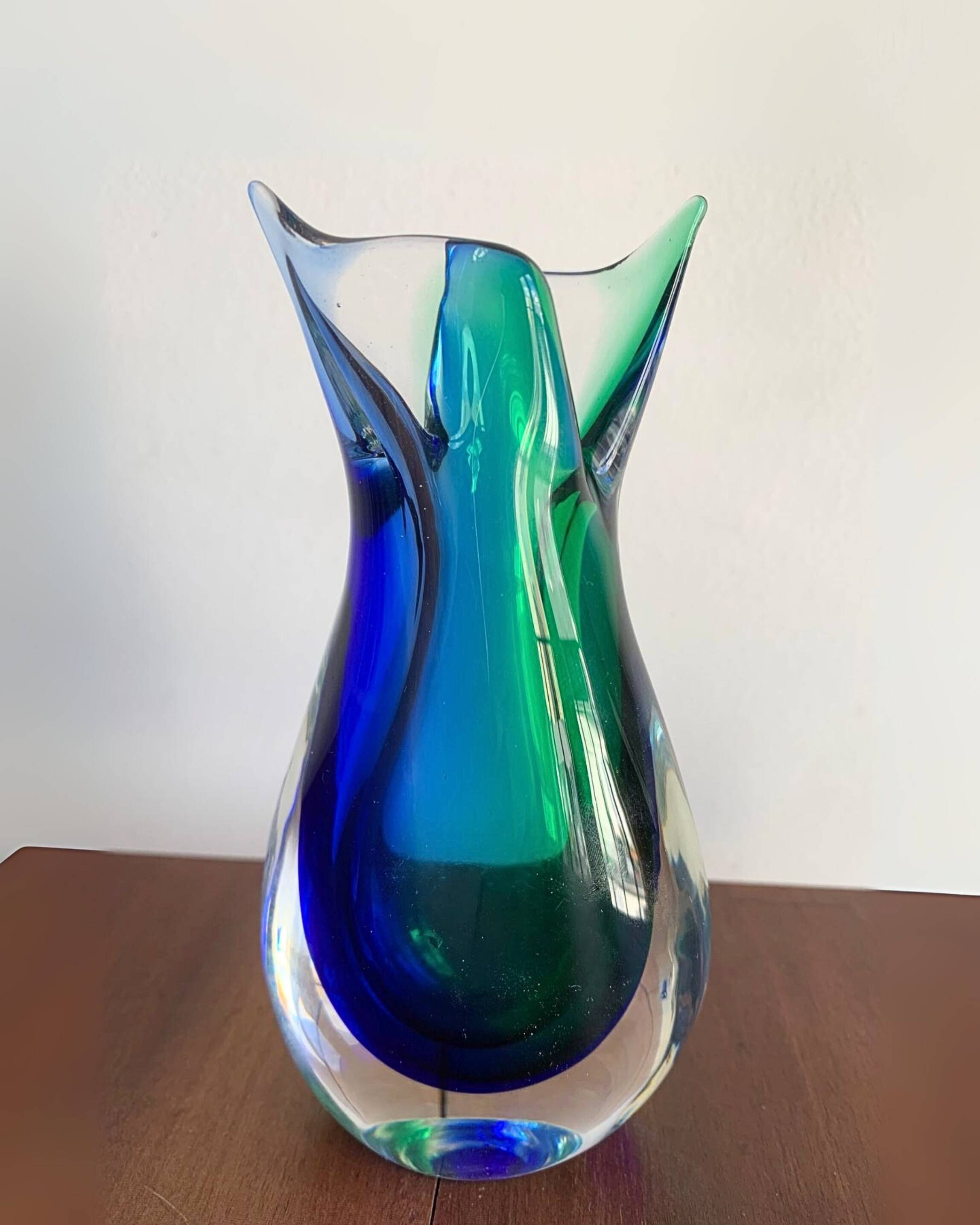 Murano glass vase in sommerso – Italy, 1960s