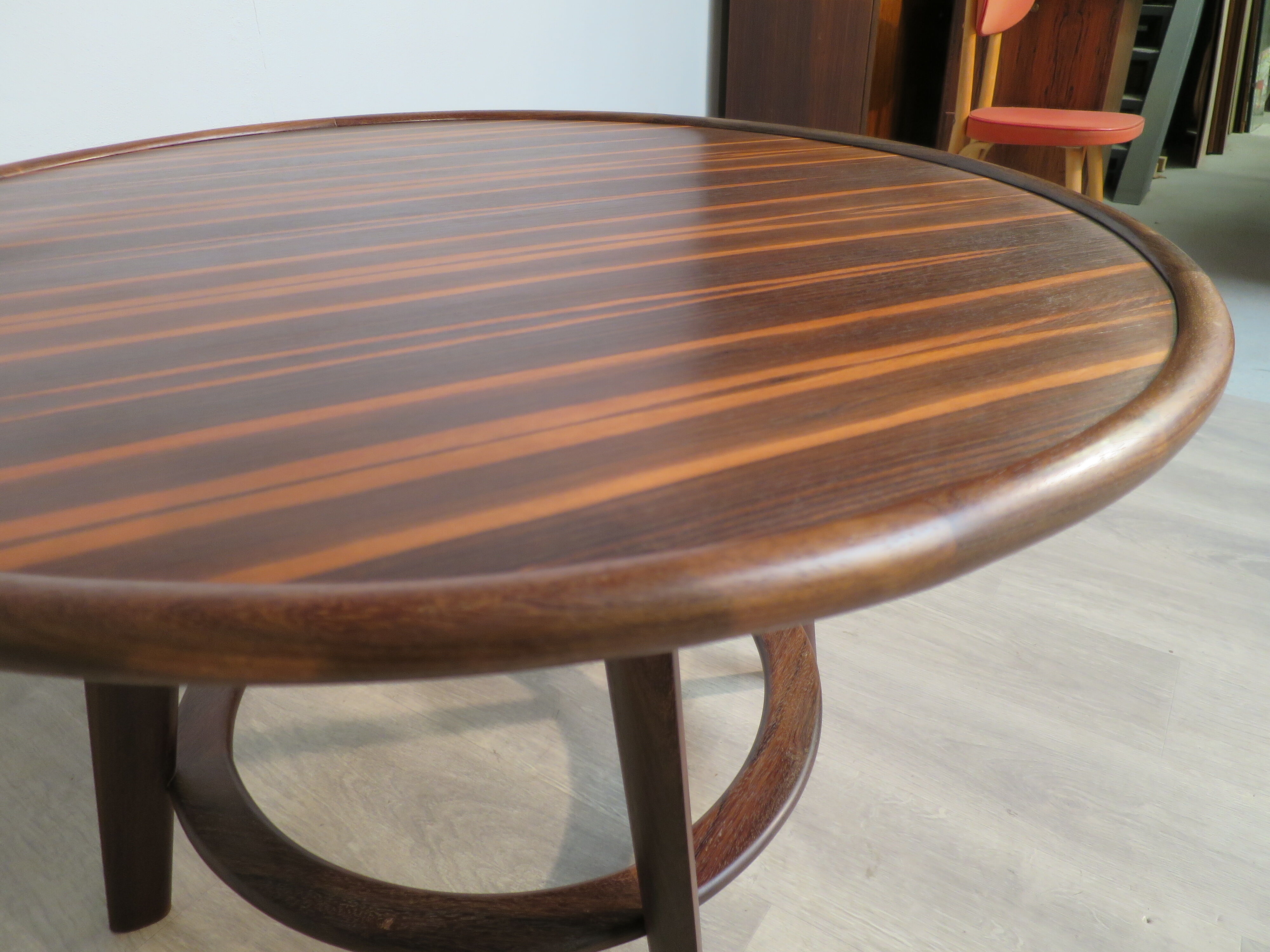 Table basse en palissandre art déco