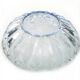 Art Deco bowl, blue glass, Poland, 1950s
