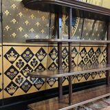 Mahogany bar shelf