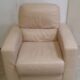 Pair of leather club chairs