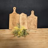 Set of 3 wooden cutting boards