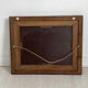 Miroir style Louis XV en bois et stuc doré - 60x49cm