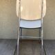 Pair of Old Metal Chromé Chairs - Vintage White Formica