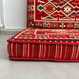 Oriental Red Floor Sofa