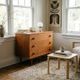 Vintage chest of drawers with tapered legs