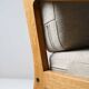 Danish vintage armchair Hans Wegner GE265 with fixed backrest