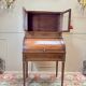 Louis XVI/18th century mahogany roll-top desk forming a display case