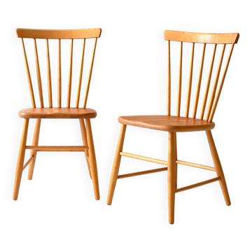 Pair of Mid-Century Scandinavian Pinstolar Chairs