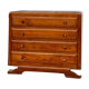 Commode style art deco 1950 1960 poignées rose laiton
