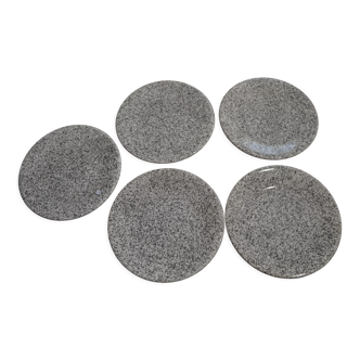Set of 5 plates Quadrifoglio