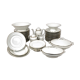 Large porcelain service of Limoges, stamp TL