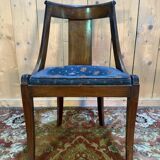 Set of 4 "Gondole" chairs in Empire style made of mahogany.