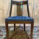 Set of 4 "Gondole" chairs in Empire style made of mahogany.