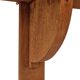Solid oak wall shelf - Rustic Louis XVI style