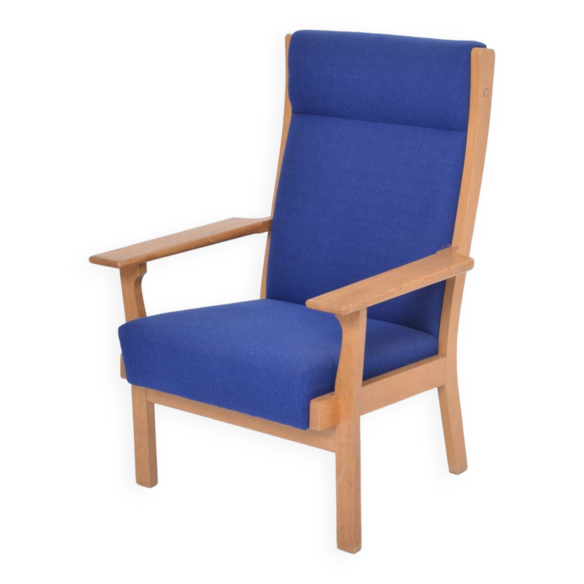 Reupholstered Danish Mid-Century Modern GE 181 a Chair by Hans Wegner for GETAMA