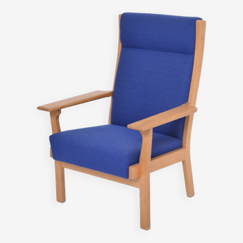 Reupholstered Danish Mid-Century Modern GE 181 a Chair by Hans Wegner for GETAMA