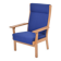 Reupholstered Danish Mid-Century Modern GE 181 a Chair by Hans Wegner for GETAMA