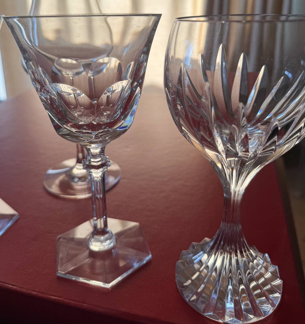 Set of 6 Bacarra glasses in their original packaging.
