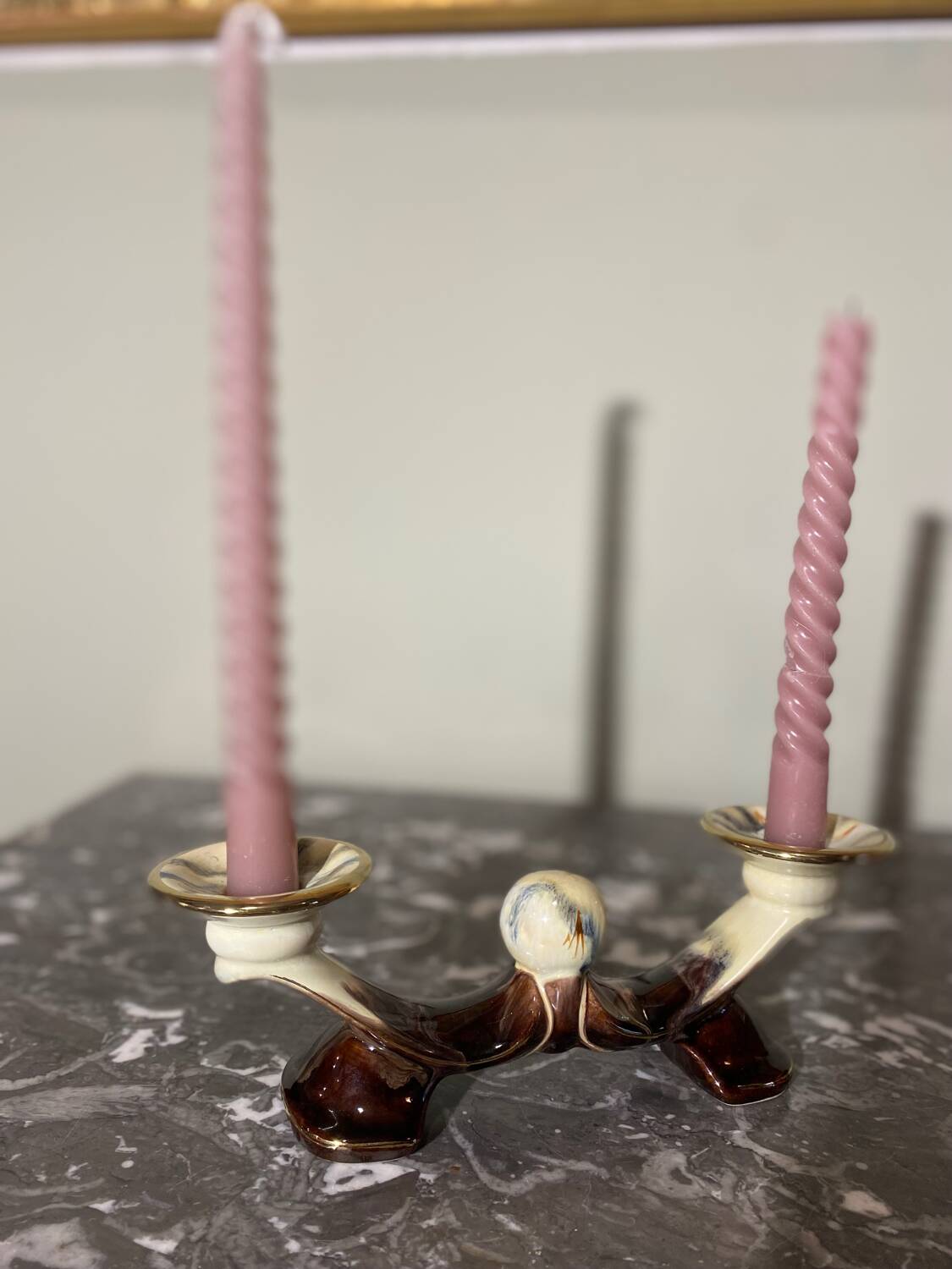 Ceramic candlestick