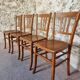 Set of 4 vintage Luterma beech bistro chairs – 1950s