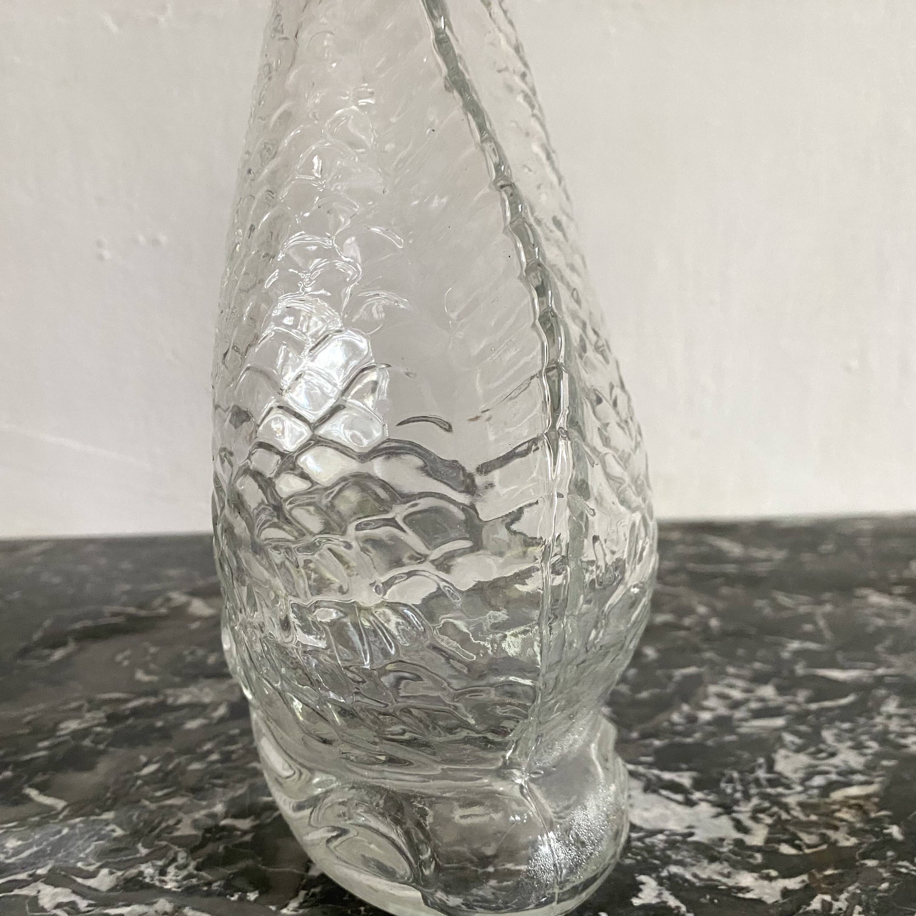 Glass fish carafe, 4 available