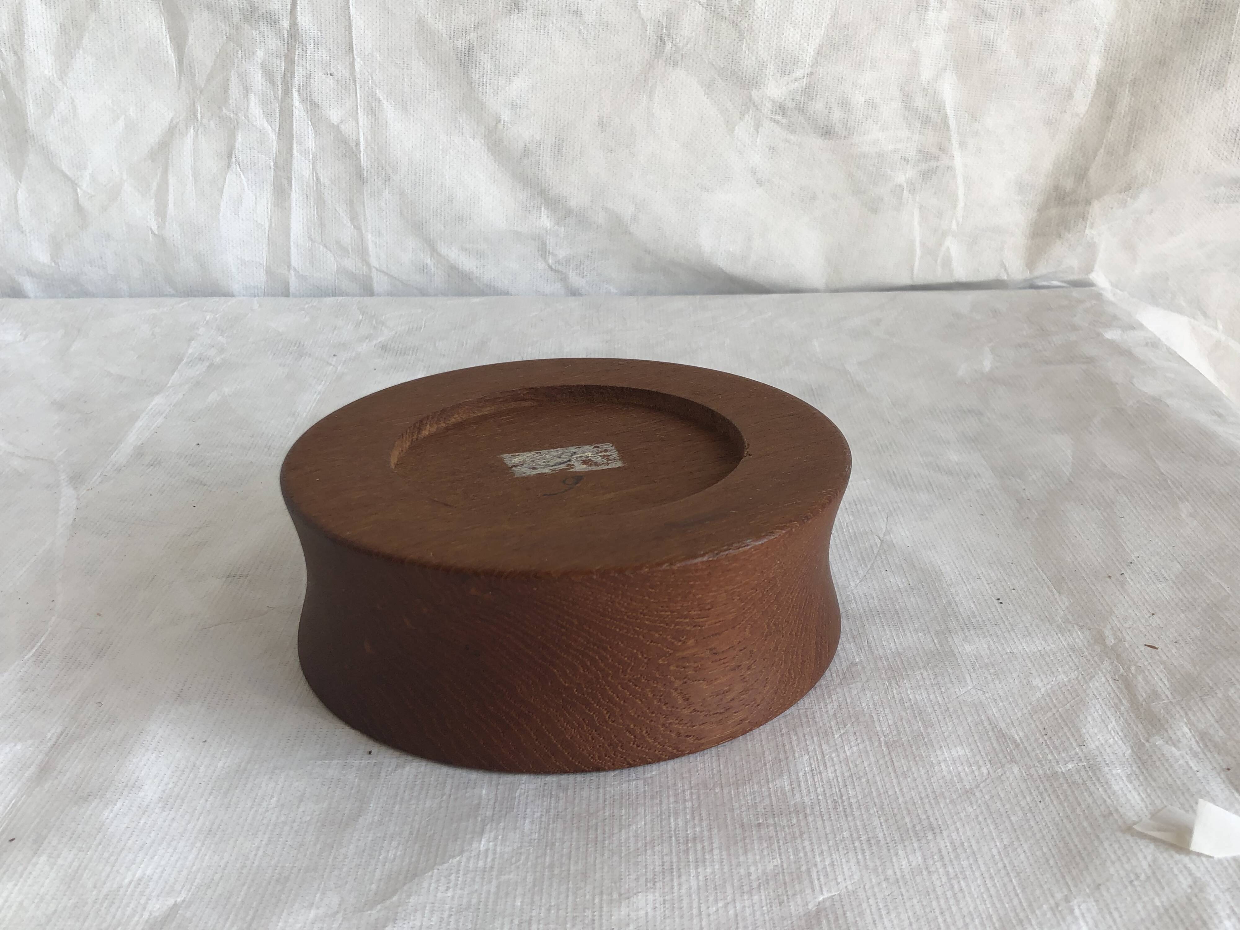 vintage teak pocket empty