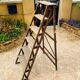 Wooden painter's stepladder