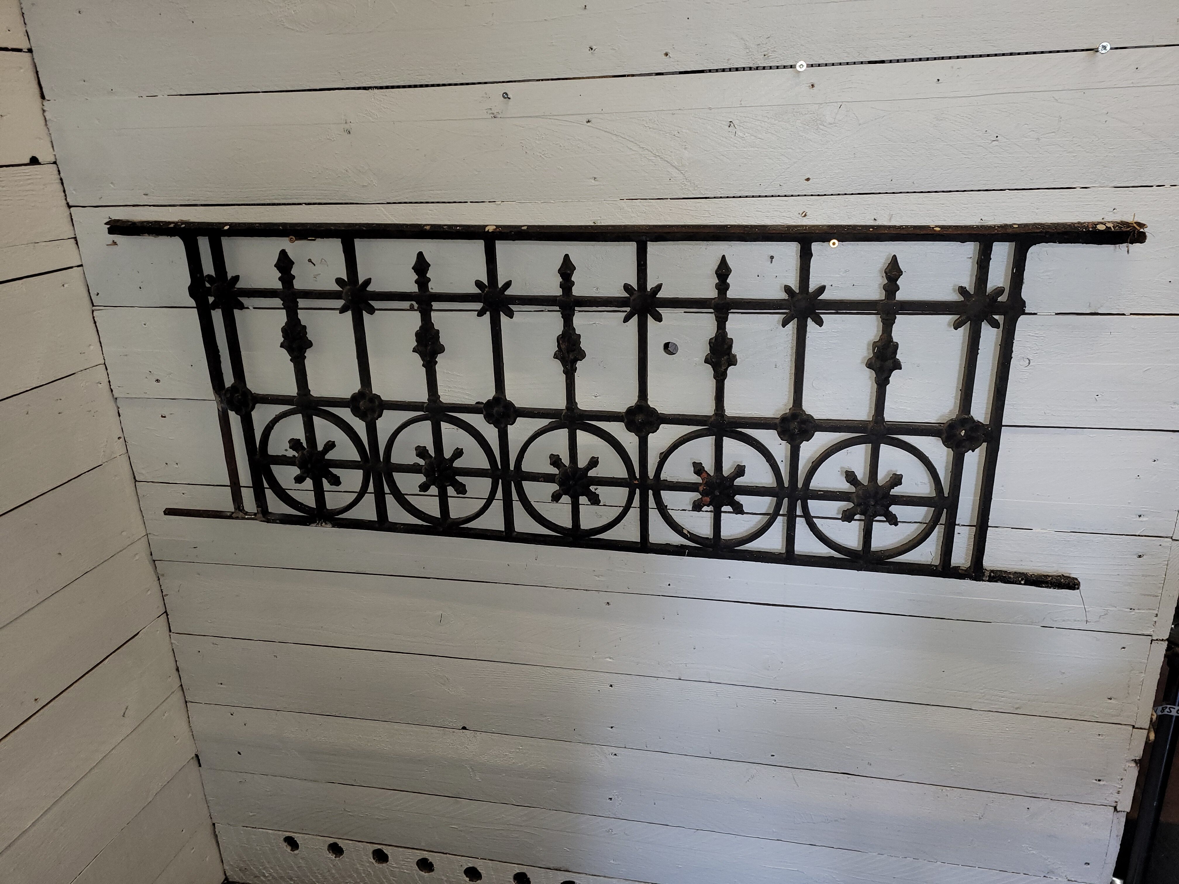 Old cast iron balcony house
