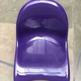 Mid-century Panton side chair set by Verner Panton for Herman Miller, 1960s.