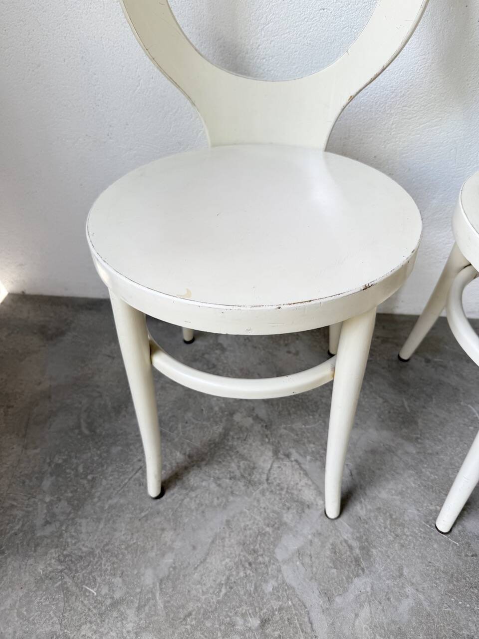 Set of 4 Baumann bistro chairs, Mouette model