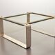 Ardesia Collection Square Slate Stone Coffee Table in Pia Manu Style, 1960s