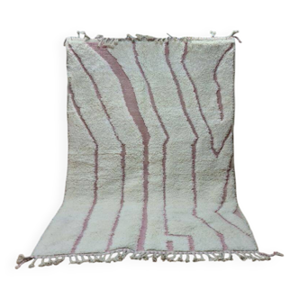 Tapis Beni Mrirt 100% Laine Naturelle – Luxe et Artisanat Berbère