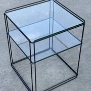Table d'appoint vintage de Max Sauze "isocèle" design années 70