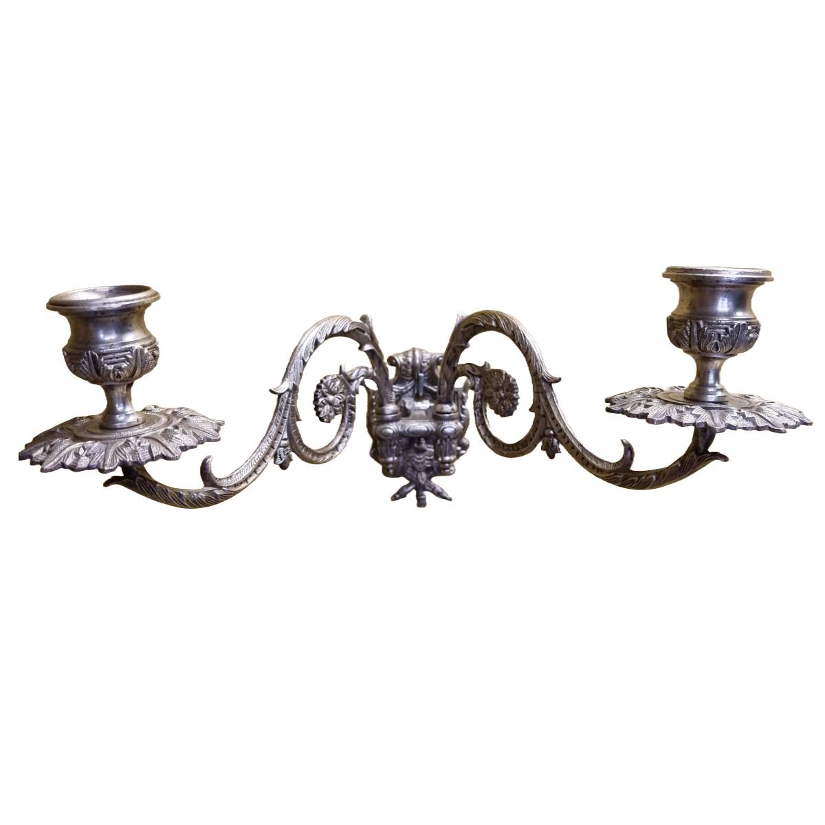 Vintage Brass Wall Sconce Early 20th Century