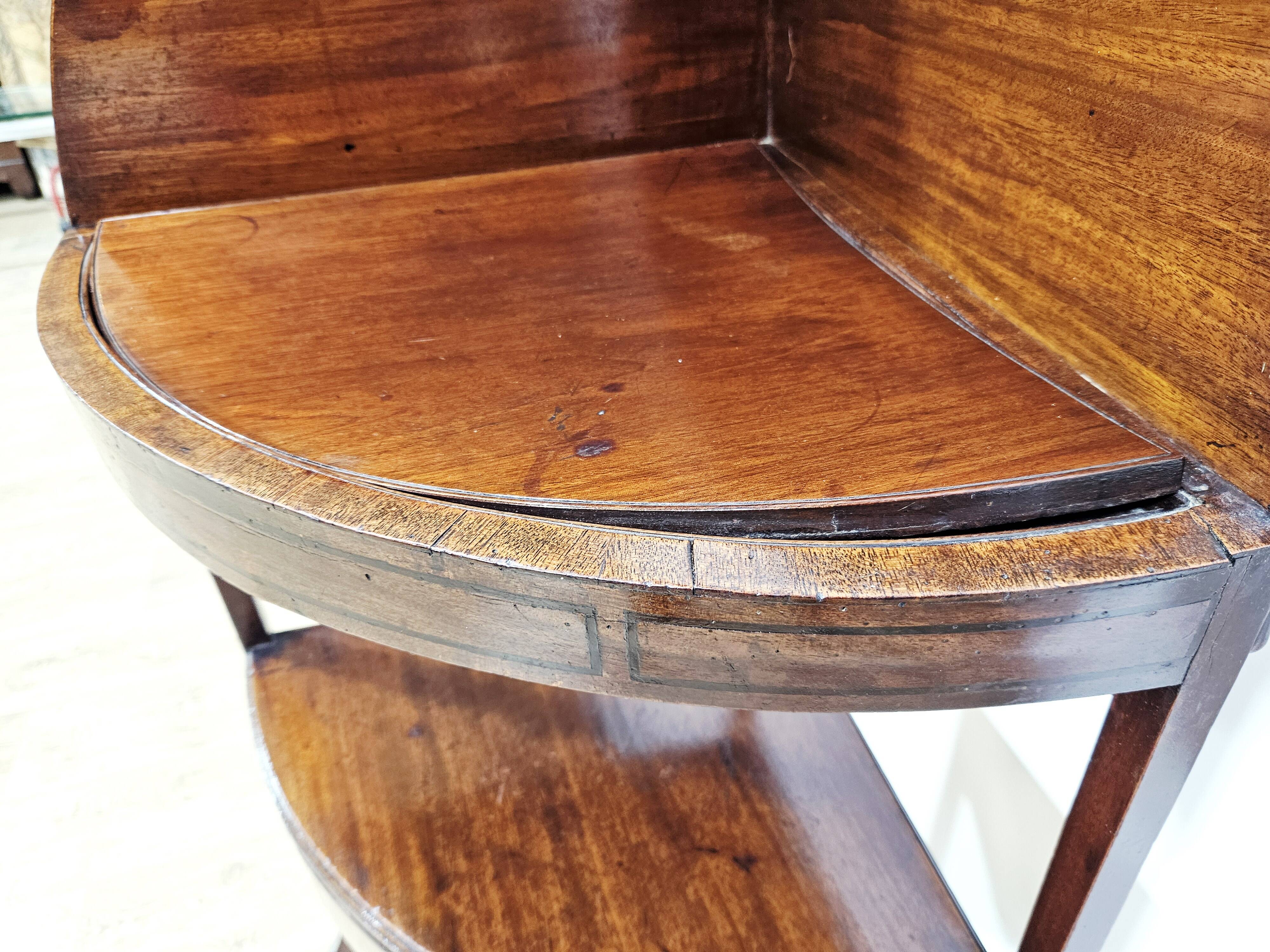 Antique washbasin (Washstand) – England, first half 19th century Mahogany