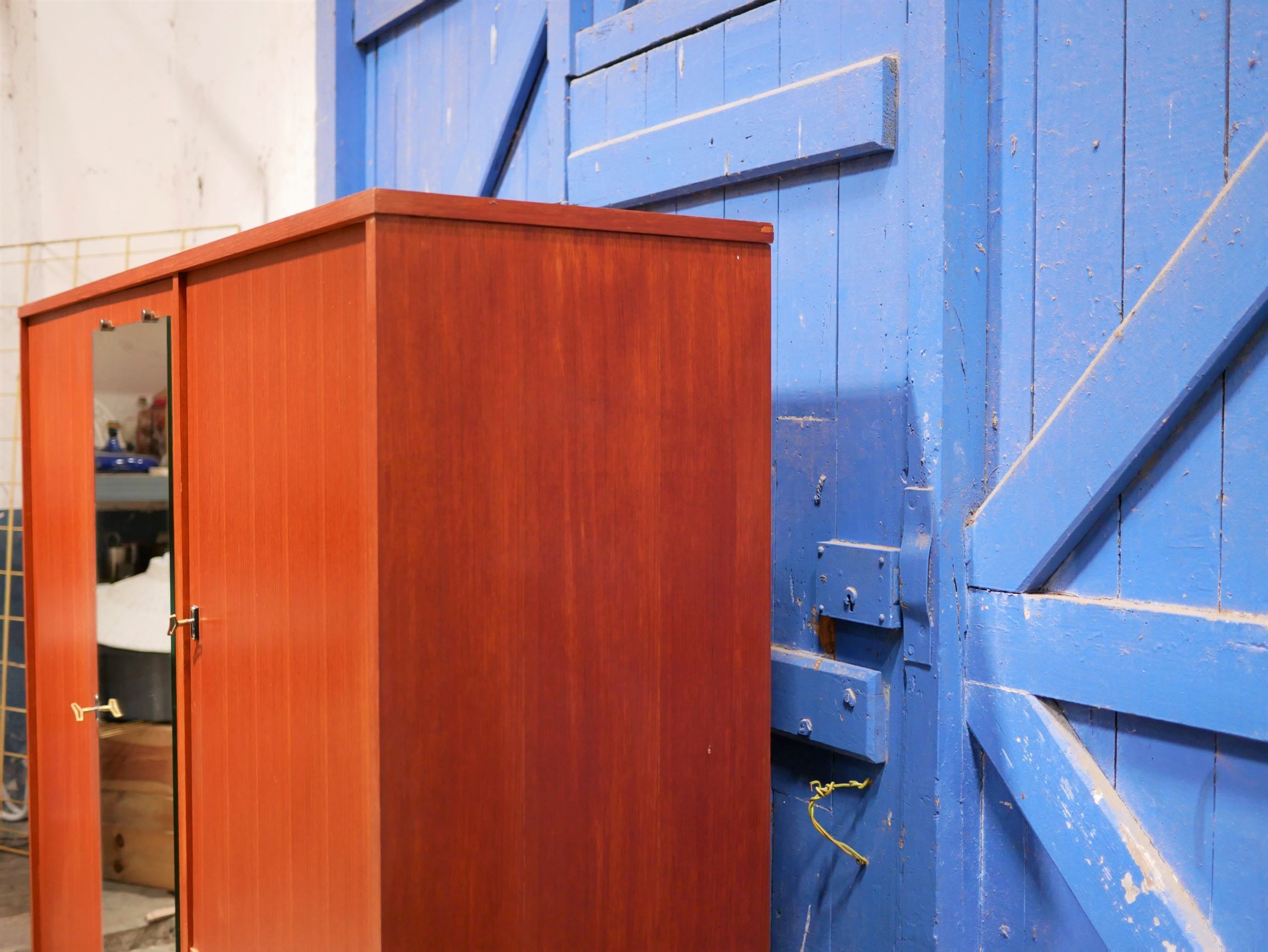 Vintage teak wardrobe