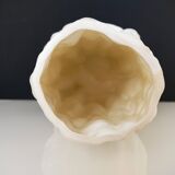 Glass vase in the shape of stone or coral