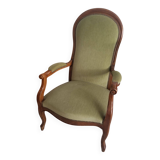 Fauteuil Voltaire en merisier
