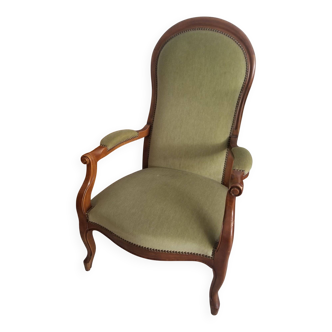 Voltaire armchair in cherry wood