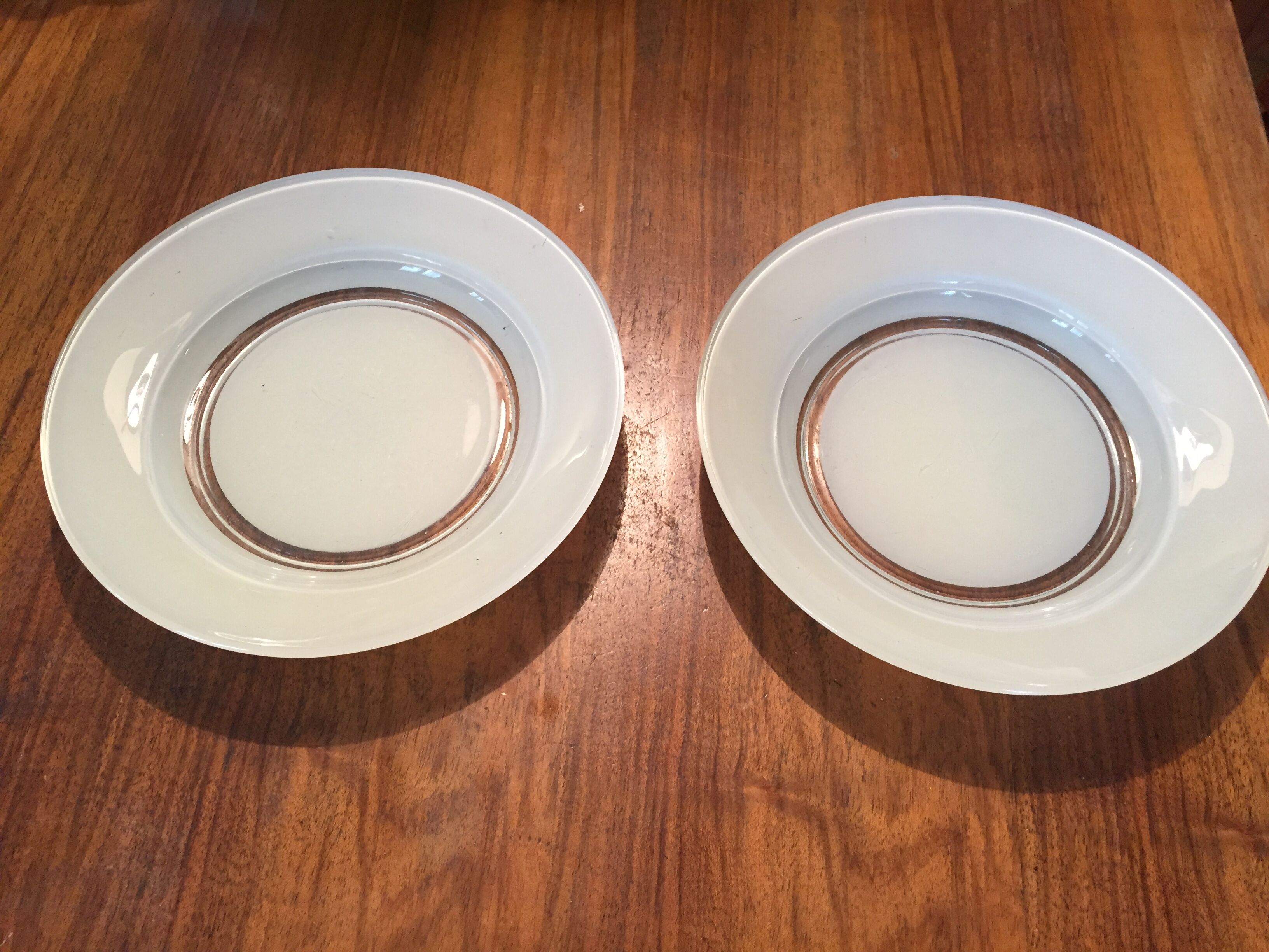 Lot of 11 deep plates of the 1950s