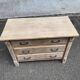 Renovated Acadie commode in solid hardwood from the 1970s.