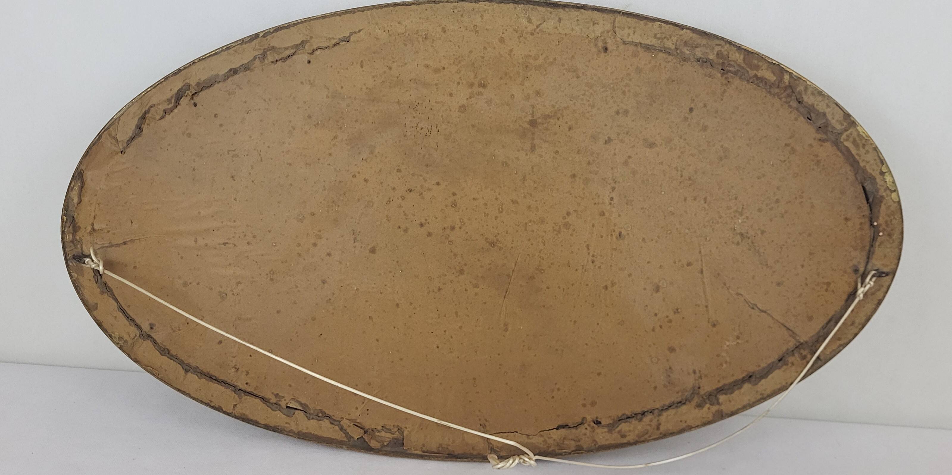 Art Deco carved wooden mirror 1920-30