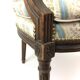 Pair of Louis XVI era convertible armchairs