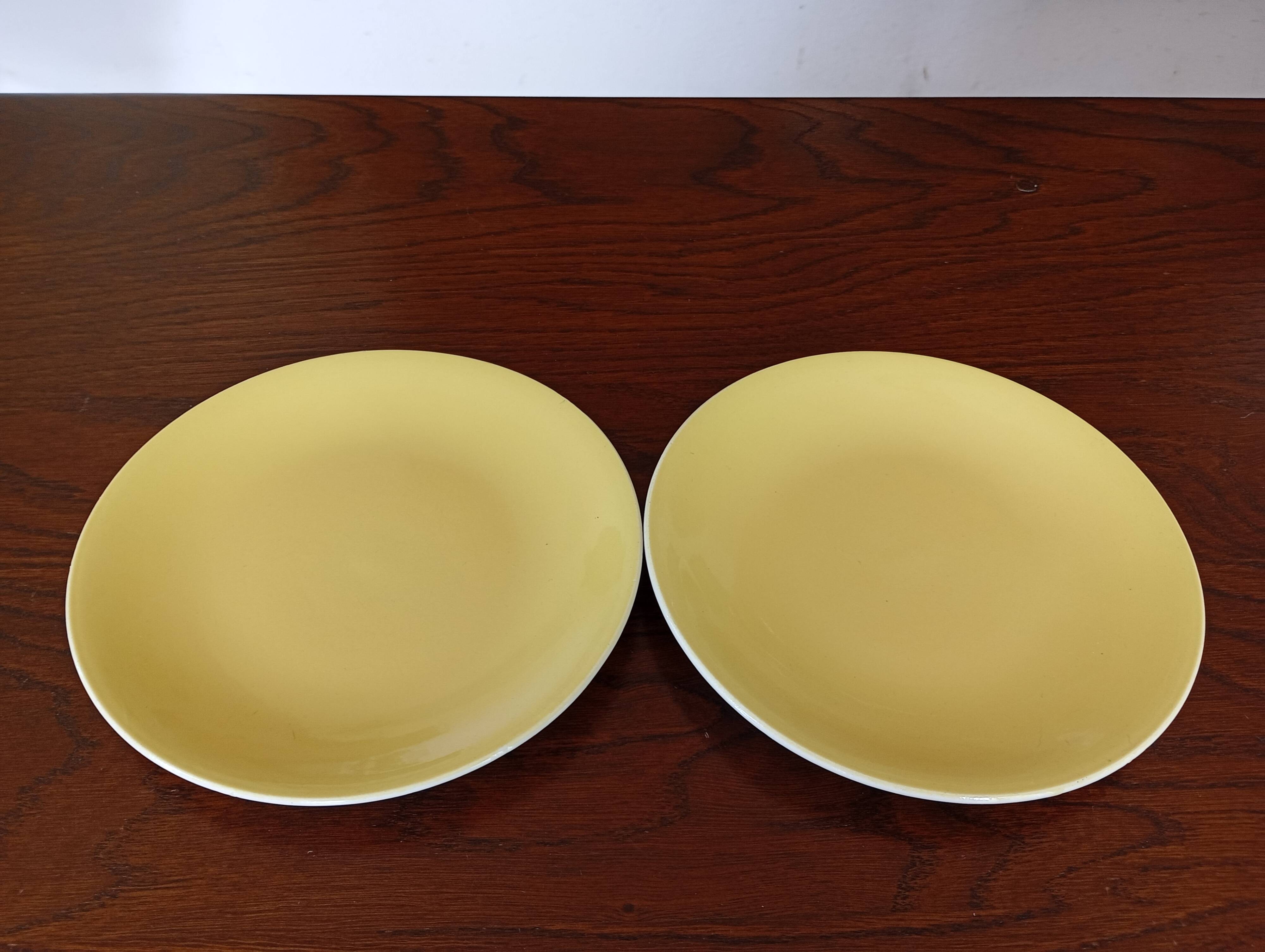2 KG Lunéville “Météor” dessert plates