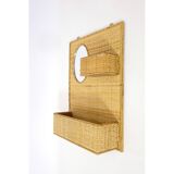 Empty wall pocket and mirror from the 60/70