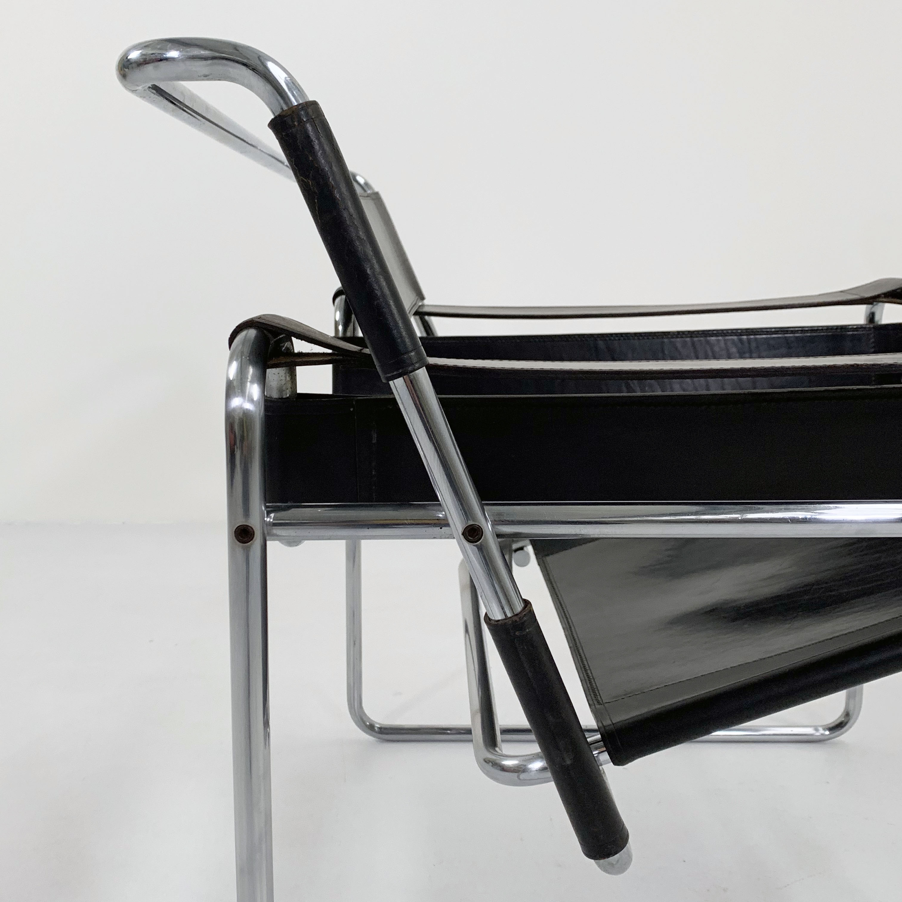 Armchair B3 Wassily by Marcel Breuer gavina edition, 1970