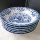Set of 6 cups or cream plates in English porcelain Johnson Bros