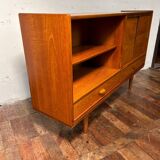 Mid century retro vintage teak small sideboard