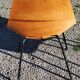 Pair of tonneau chairs by Pierre Guariche plywood base tubes 1954